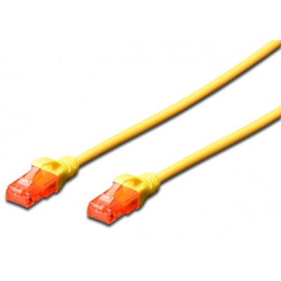DİGİTUS DK-1617-005/SARI CAT 6 U-UTP PATCH KABLO, Cu, LSZH AWG 26/7 0.50MT