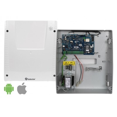 $ TEKNİM TSP-5324 GSM/GPRS Lİ 4+4 ZONLU ALARM PANELİ, KEYPAD HARİÇ