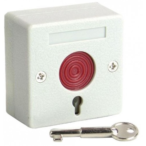 TEKNİM TOB-0600 PANİK BUTON, NO / NC, TEKRAR KURULABİLİR