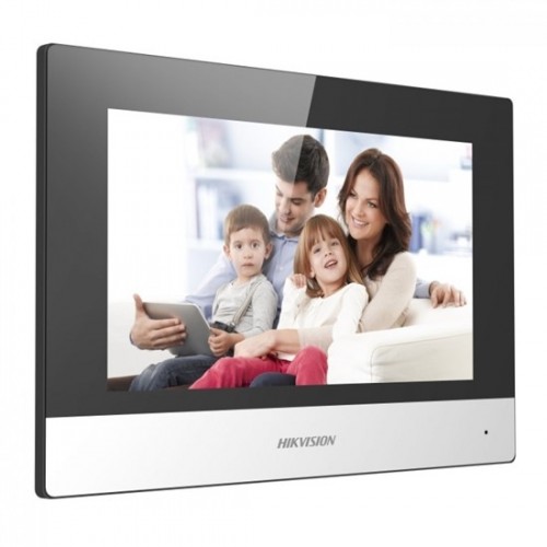 HİKVİSİON DS-KH6320-WTE1 7 İNÇ DOKUNMATİK EKRANLI VİDEO İNTERCOM İÇ MEKAN İSTASYONU