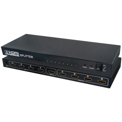 1X8 HDMI SPLITTER-3D DESTEĞİ-FULLHD-1.4 VERSİON