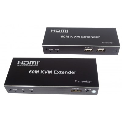 HDMI 4K KVM Extender ( 60MT HDMI-USB UZATMA) with AUDİO HDMI 4K KVM Extender ( 60MT HDMI-USB UZATMA) with AUDİO