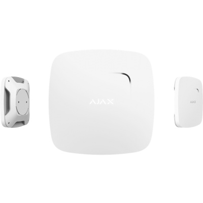 AJAX FireProtect Plus EYAZ*Kablosuz Karbonmonoksit+Isı ve Duman Dedektörü