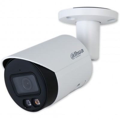 DAHUA IPC-HFW2449S-S-IL-0360B 4 MP Full Color Bullet IP Kamera (Dahili Ses)