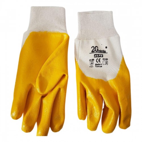 2G Nitrile ELDİVEN SARI NİTRİL-10XL