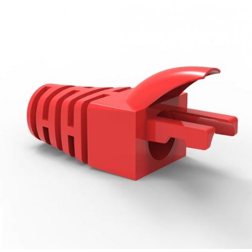 TRKLink PVC RJ45 BOOTS KONNEKTÖR KIRMIZI 50 'liPAKET TRK-N