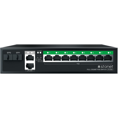 STONET P112GS 8GE POE+2GE UPLİNK+2SFP FULL GB ETHERNET POE SWİTCH
