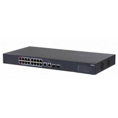 DAHUA CS4218-16ET-135 16 PORT 10/100 +2 uplink 10/100/1000MB Yönetilebilir GB PoE SWİTCH