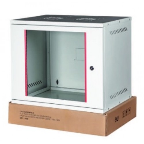 LANDE 9U 540x400MM 19" SOHO DEMONTE KABİNET (LN-STB09U5440LG - RAL7035)