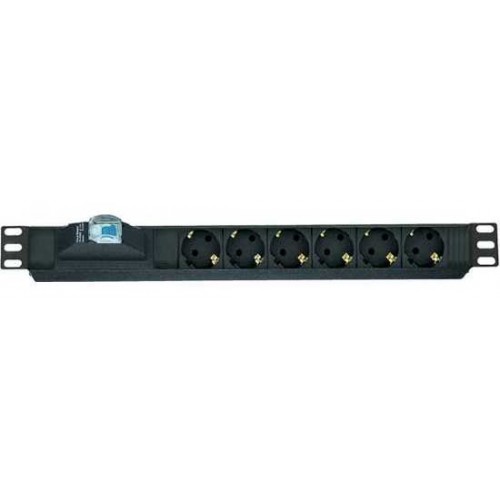 LANDE 6LI ALÜMİNYUM PRİZ 1.5M KABLOLU 1U 19" TEK SİGORTALI (LN-PRZ-SGT-1U6P-SC-P)