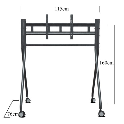 TRK-501-A Universal İnteraktif Akıllı Tahta, Ekran, TV Standı, Tekerlekli 42", 85"