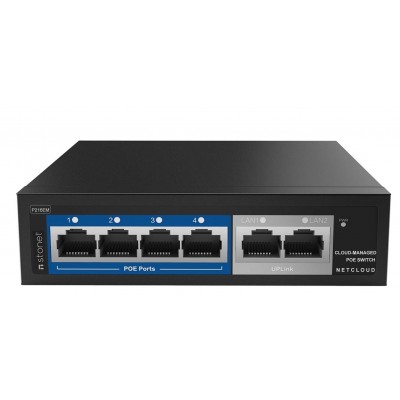 STONET P206EM 4 PORT FAST ETHERNET POE CLOUD YÖNETİLEBİLİR SWİTCH