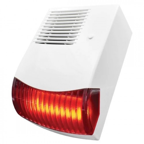 TRK-914-R Horn Flaşörlü Harici Siren (Flaşör Rengi: Kırmızı)