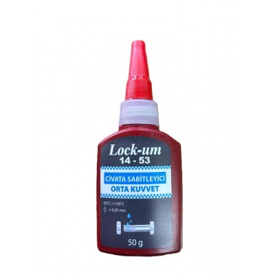 LOCK-UM 14-53 ORTA KUVVET 50 YAPIŞTIRICI LOCK-UM 14-53 ORTA KUVVET 50 YAPIŞTIRICI