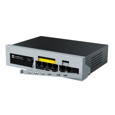 STONET ST106PDI 4 Port Fast Ethernet POE Switch 4*10/100Mbps POE 2*10/100M uplink 65W- Emniyet kilitli