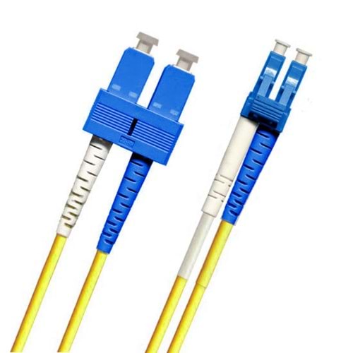 ALFAFONET SC-LC SM G657A 2 DX LSZH PATCHCORD 10 METRE SARI (PCH-SCLCA2DLZ20YE-10)