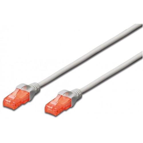 DİGİTUS DK-1617-050/GRİ CAT6 U-UTP PATCH KABLO, Cu, LSZH AWG 26/7, 5MT