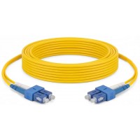 ALFAFONET SC-SC SM G657A 2 DX LSZH PATCHCORD 5 METRE SARI (PCH-SCSCA2DLZZOYE-05)