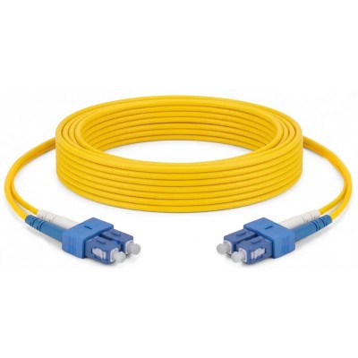 ALFAFONET SC-SC SM G657A 2 DX LSZH PATCHCORD 5 METRE SARI (PCH-SCSCA2DLZZOYE-05)