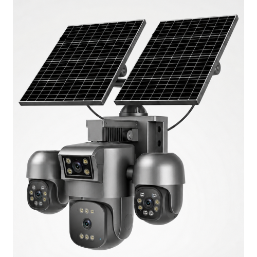 TRK RS-5604 Siyah - 4 Lens 4G e-Sim AOV Solar Kamera (RS-4G-5504) TRK-K