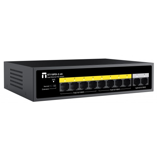 STONET ST110PDI-2-65 8PORT FE POE SWİTCH 65W