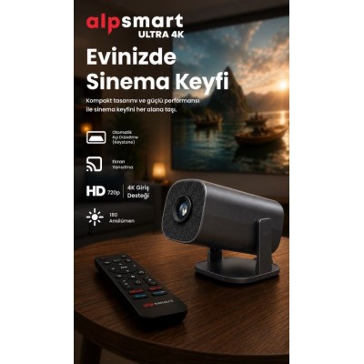 ALPSMART AS586 ANDROİD LED PROJEKSİYON ALPSMART AS586 ANDROİD LED PROJEKSİYON