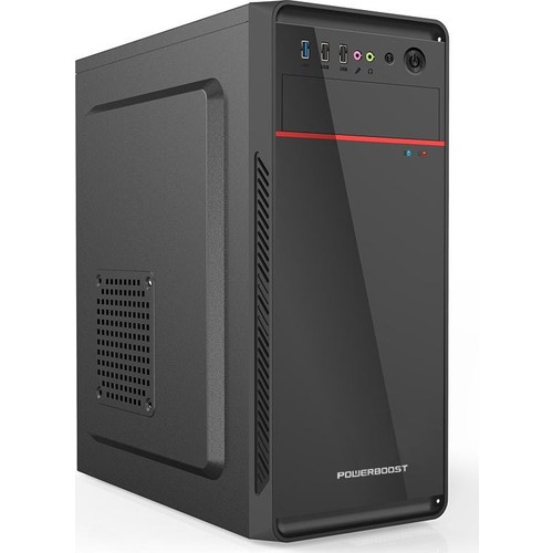 POWERBOOST VK-1626 350W USB 3.0 Micro ATX Siyah Piano Kasa